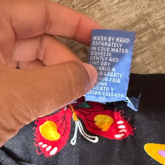 Paradise Bay Colorful Butterfly Print Women’s Dress size M - Picture 3 of 8